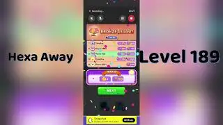 🧠 Hexa Away Level 189 Walkthrough
