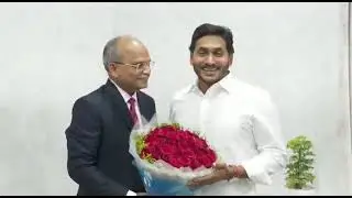 Dr. KS Jawahar Reddy, new Chief Secretary of the State Government, met CM YS Jagan at Camp office
