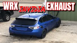 2012 WRX Hatchback Invidia Exhaust!