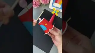 🚁 How to Make DIY Paper Cup  Helicopter Toy | Easy Recycled Craft for Kids | Fun Science Toy Idea 🧸