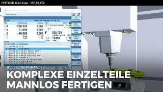 #Videoreportage: Losgröße 1 virtuell eingefahren, automatisiert zerspant mit CHECKitB4 von Pimpel