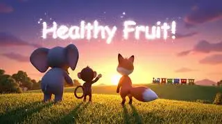 Toot Toot! The Little Fruit Train | Healthy Eating Song for Kids & Nursery Rhymes