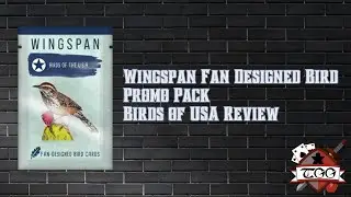Обзор промо-набора &laquo;Wingspan Fan Designed Bird&raquo; | Обзор дополнения Birds of USA