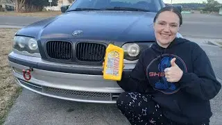 CameraGirl does her first Oil Change On her Beloved 2001 BMW 330xi !!!