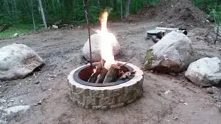 BUILD OUTDOOR FIRE PLACE