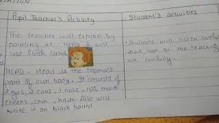 EVS lesson plan for bridge course || WBA|| deled||b.ed candidates