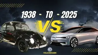 The Evolution of Volkswagen Car | 1938 - 2025 |🚗 AI Futuristic Design and Innovation. #car#evolution