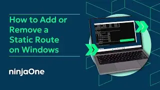 How to Add or Remove a Static Route on Windows (w/ SCREEN RECORDING)