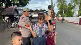 Keselamatan Dan Keceriaan Anak Anak Di Parjalihotan Baru, Pinangsori-Tapteng. Satuan Brimobda Sumut