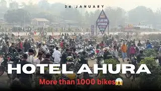 26 JANUARY 🇮🇳 RIDE AT.HOTEL AHURA || MORE THAN 1000 + BIKES 😱 || 
