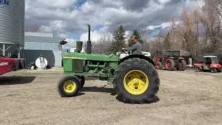 1966,JD 4020 Diesel 2WD Tractor, Selling April 26 @ Fraser Auction  Service