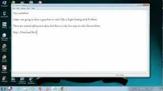 Fifa 13 RIGHT ANALOG PROBLEM