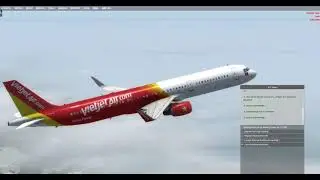 P3DV3 GAME L&Aacute;I M&Aacute;Y BAY M&Ocirc; PHỎNG TỪ S&Acirc;N BAY Đ&Agrave; NẴNG (VVDN) ĐẾN S&Acirc;N BAY NỘI B&Agrave;I (VVNB)