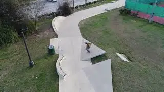College Station Skate park - Drone footage