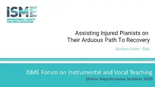 Assisting Injured Pianists on Their Arduous Path To Recovery
