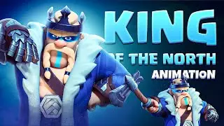 King of the North Skin Animation in Clash of Clans - New Barbarian King Skin!