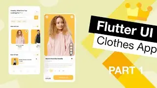 Flutter UI E Commerce Clothes App Tutorial | App from Scratch Part 1