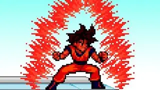 Super Smash Flash 2 v0.8b: Гоку против Чёрного Мага против Марио против Мегамена