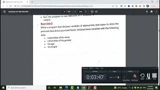 #7 - Practical example of declaring and initializing variable in c program using code blocks