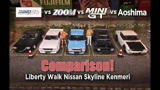 Liberty Walk Nissan Skyline Kenmeri / Brand Comparison - Battle Diecast Kenmeri Paling Ditunggu!