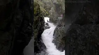 Down the 'Devils Slide' 😈 #adventure #waterfall