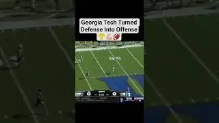 Georgia Tech Turned Defense Into Offense 🏈 #nfl #ncaa #football #cfb26 #sports #reels #shorts #usa