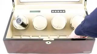 Watch Winder M&uuml;nchen Brown 4 by Designh&uuml;tte &ndash; Made in Germany