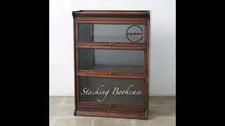 [69242]英国アンティーク スタッキングブックケース