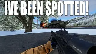 Sniping in the Snow While Being Hunted | Arma Reforger