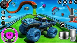 Monster Truck Mega Ramp Stunt Impossible Drive - Car Stunt Racing Game - Android Gameplay #249