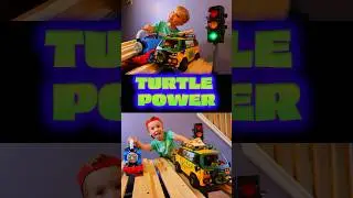 WHO WINS when Ninja Turtles race Thomas the Train?!?