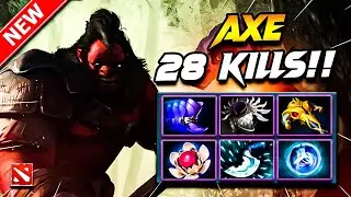 Dota 2 AXE Gameplay | 28 Kills AXE DOTA 2 Gameplay | AXE Carry Build Pro Gameplay Dota 2 Guide 7.39