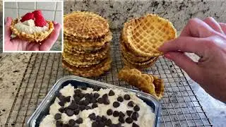 Keto Pizzelle's Low Carb Cookie Recipe Cannoli's Cannoli Dip