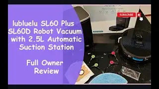 Робот-пылесос Lubluelu Sl60 Plus Sl60d с автоматической всасывающей станцией. Код скидки SAS25 на скидку 25%!