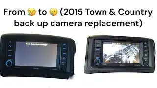 В автомобиле Chrysler Town & Country 2015 года выпуска устанавливают новую камеру заднего вида.