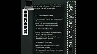 #technology  #benefits   What are the benefits of technology?