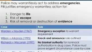 Exigent Circumstance For Police - Immediate Action Required Totality Of Circumstances
