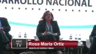 Ministra de Energ&iacute;a y Minas: 