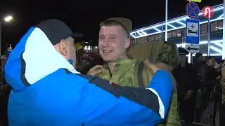 Из Пуровского района отправилась группа мобилизованных в учебные части