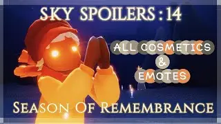 SKY BETA SPOILERS 14 : NEW SEASON IN SKY! SEASON OF REMEMBRANCE ALL COSMETICS & EMOTES REVIEW