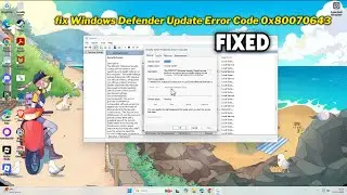 (FIXED) Windows Defender Update Error Code 0x80070643