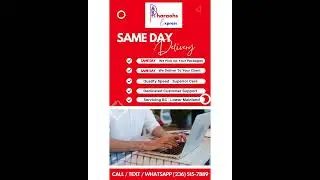 SAME DAY - VANCOUVER | Pick Up and Delivery Services - The Pharaohs Way | Pharaohs Express #CANADA