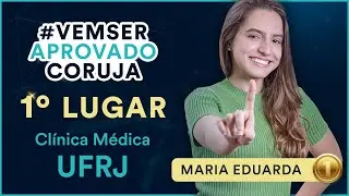 Aprovada 1º Lugar na Residência Médica de Clínica Médica da UFRJ - EMED Entrevista Maria Eduarda
