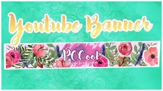 Watercolour Youtube Banner (Channel Art)