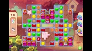HomeScapes Level 4080 no boosters (17 moves)