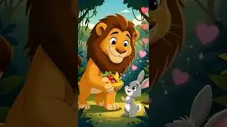 The Kind Lion 🦁❤️ | A Moral Story for Kids #viral  #fairytale