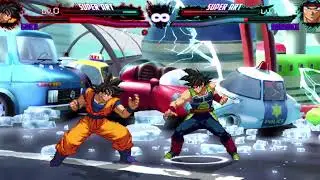 Goku and Bardock Pots Style A.I. Gameplay