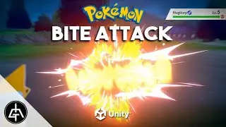 Unity VFX Graph &mdash; атака укусом покемона