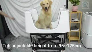 Lifting Ozone Spa bath for pets operation H10
