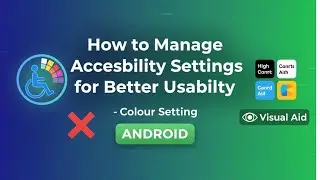 ♿ Android Accessibility Color Settings | Enable Color Correction & Color Inversion